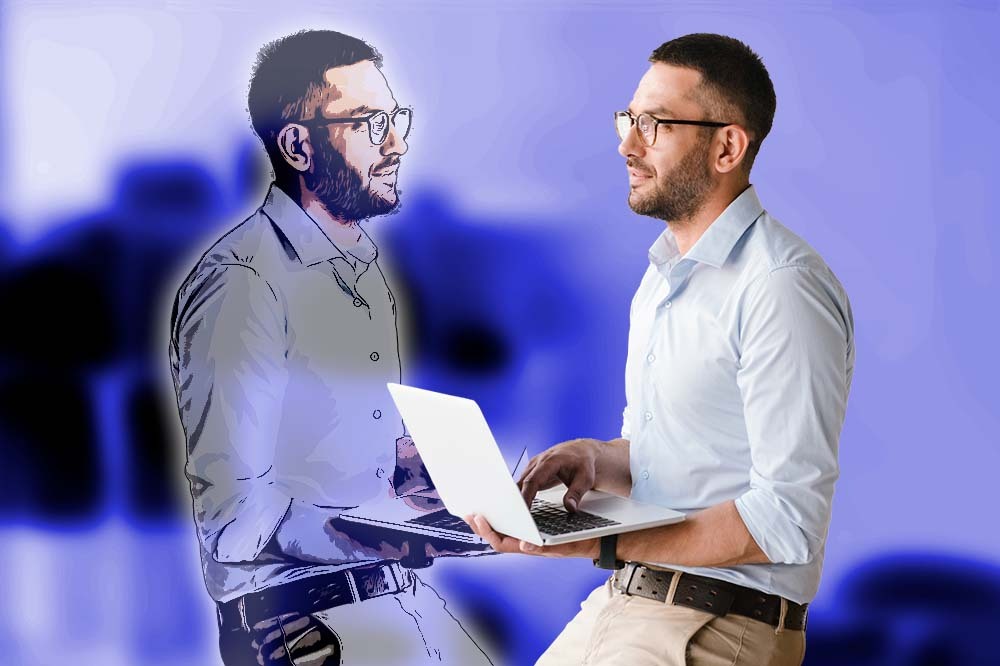 A person as both an imitator and an innovator