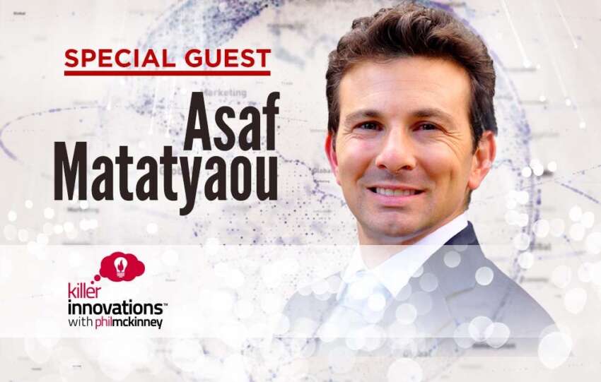 A head shot of Asaf Matatyaou. He discusses AI and innovation culture.