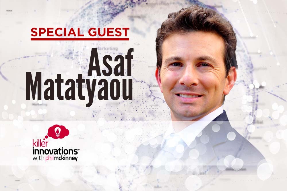 A head shot of Asaf Matatyaou. He discusses AI and innovation culture.