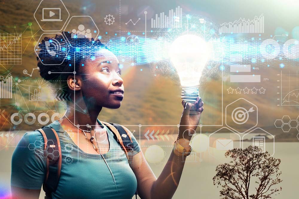 Image of a lightbulb as a symbol of innovation