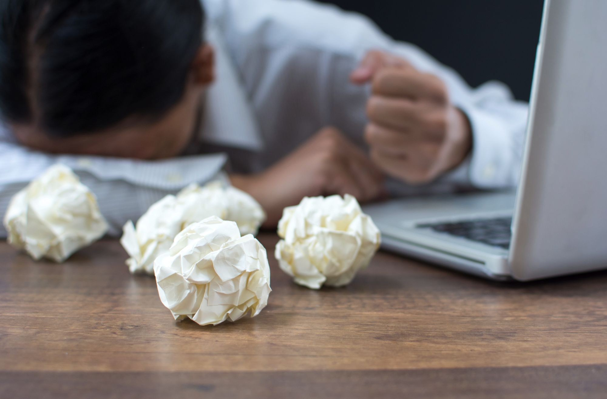 Image of a person frustrated