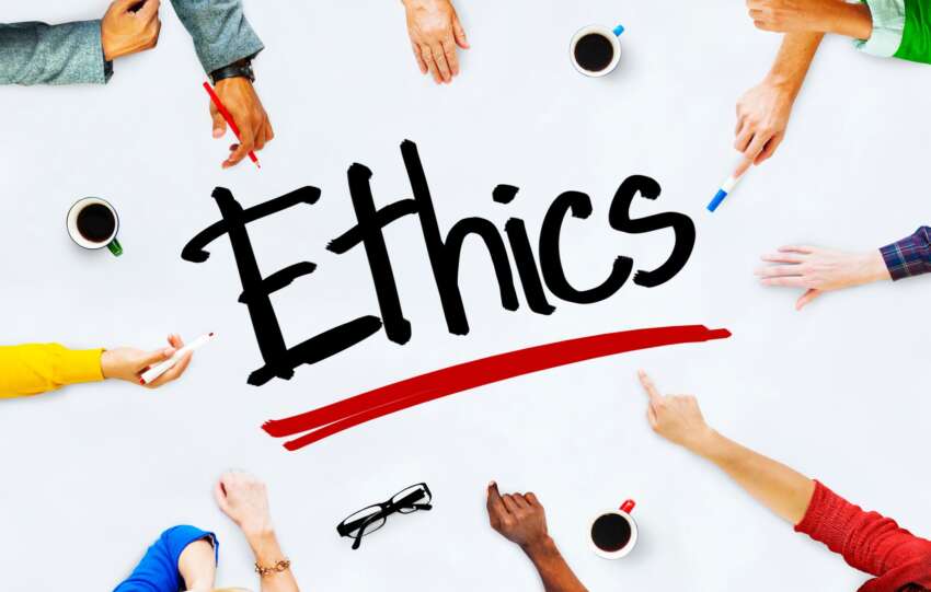 Image of the word ethics