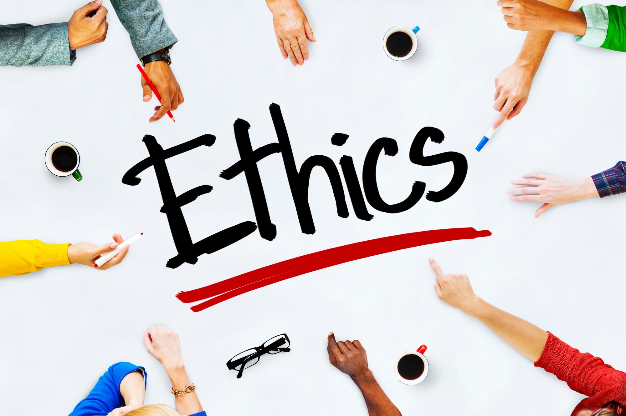 Image of the word ethics
