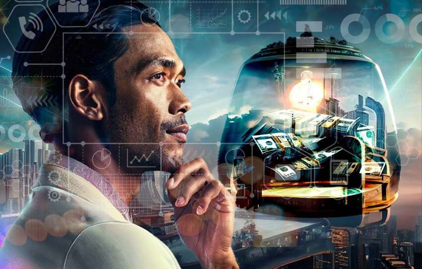 An image of a person pondering their future