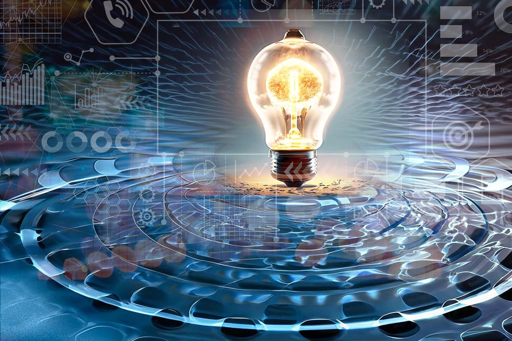 Image of lighbulb symbolizing ideas and innovations