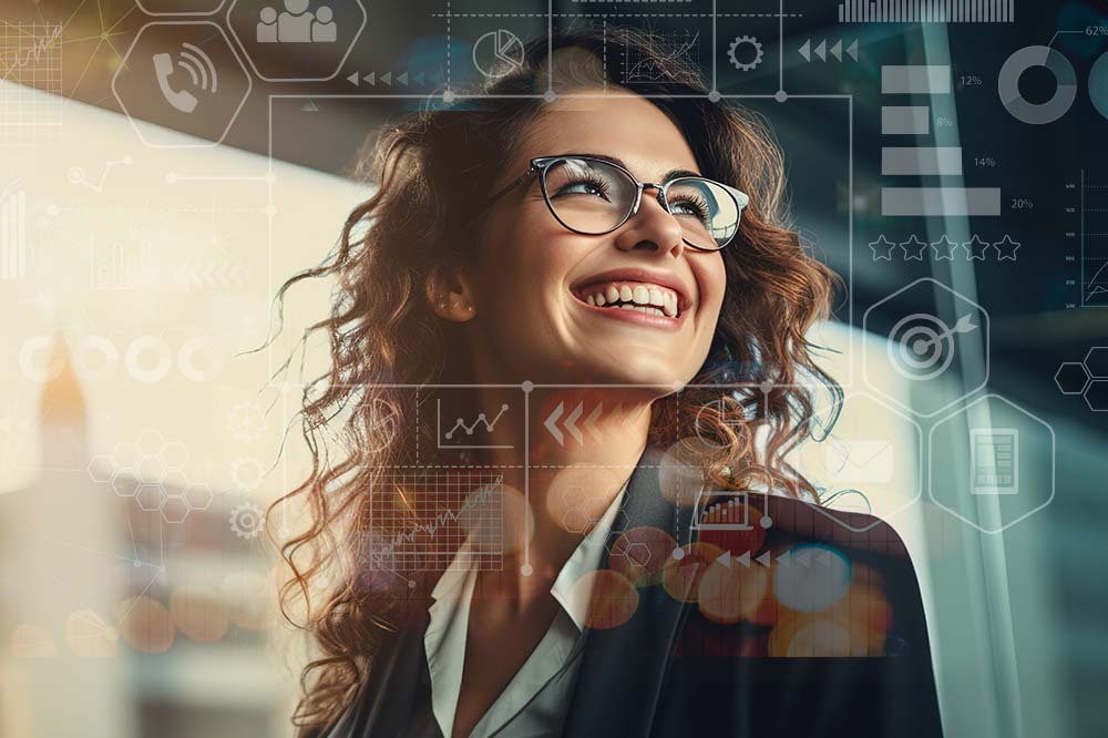 Image of a happy women