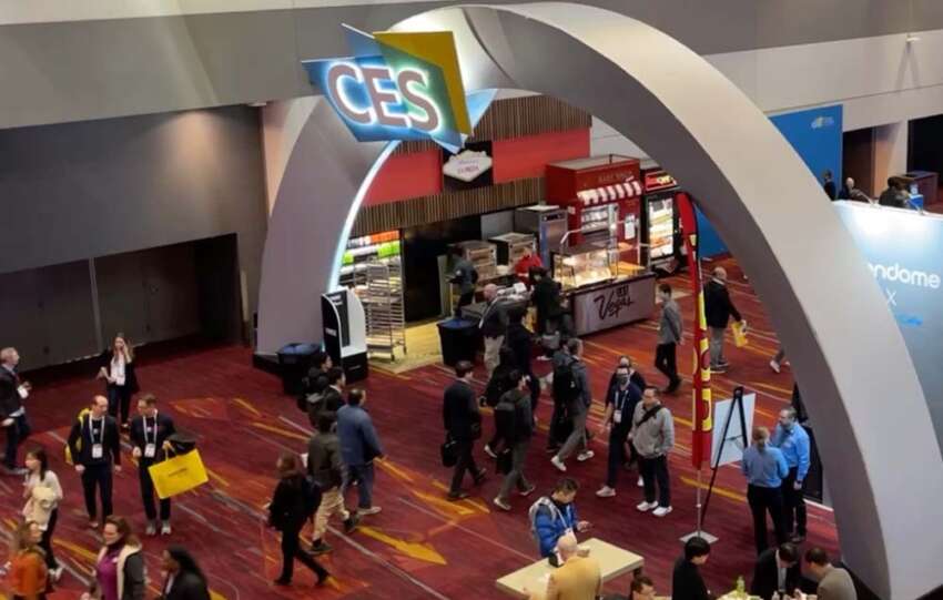 Image of the entrance to CES 2024 in Las Vegas