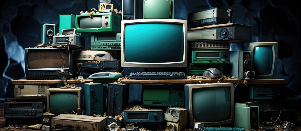 a photo of a collection of old innovations to emphasize innovation novelty