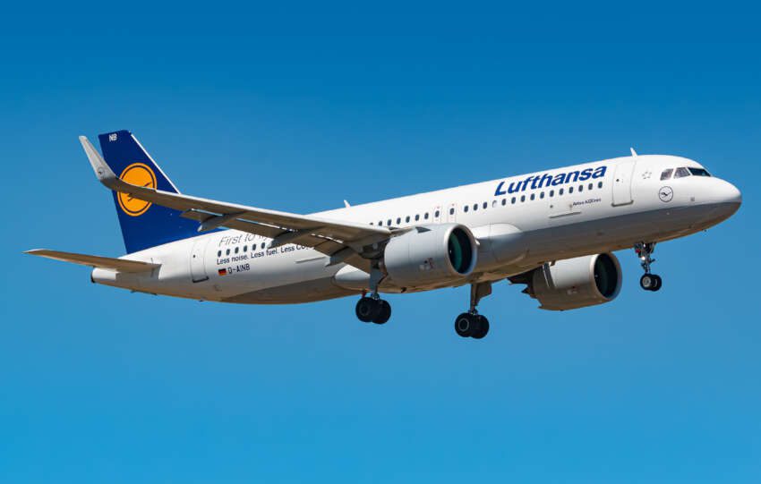 Image of Lufthansa airplane