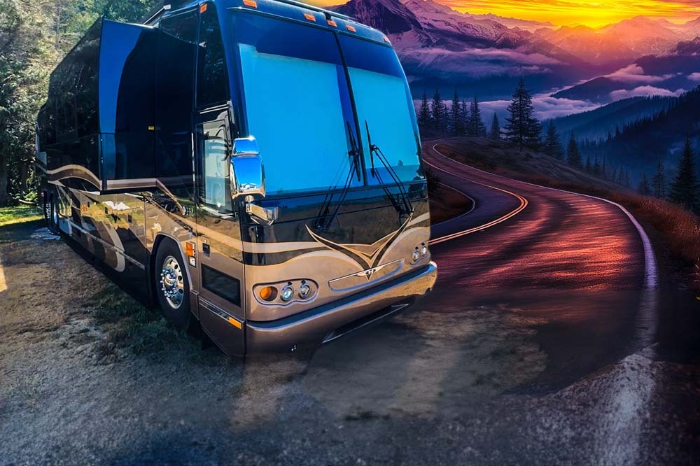 Image for Skyelark - a Prevost Entertainer bus