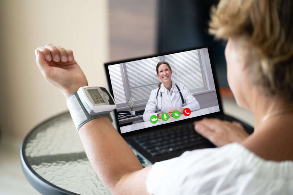 Image of a telehealth session