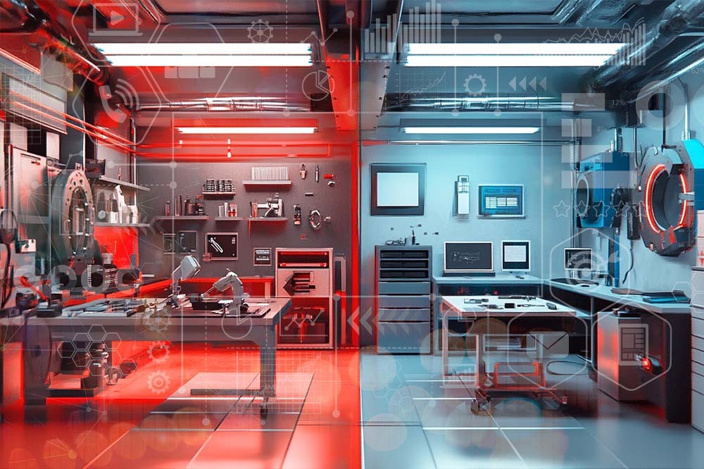 Image of an innovation studio and innovation lab