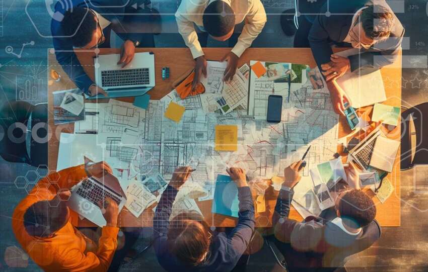 Image of team collaborating