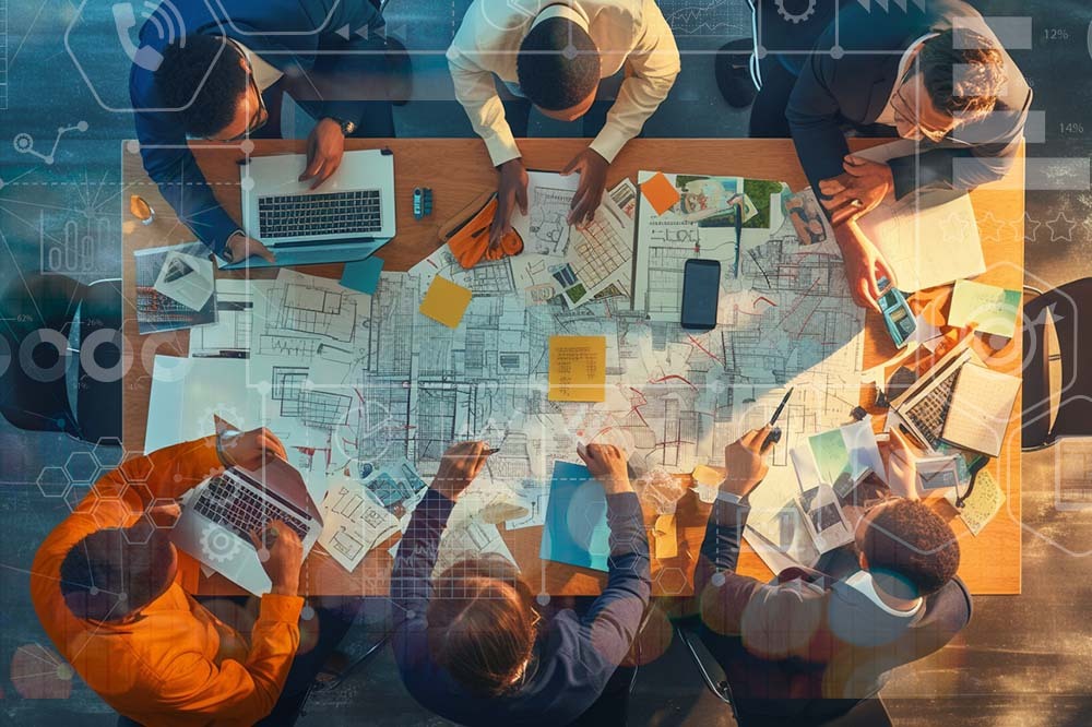 Image of team collaborating